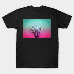 Maguey plant and color gradient photograph T-Shirt